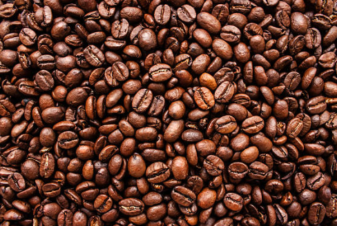 Sacks of Tanzanian coffee beans ready for export